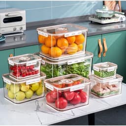 [Smart.Bộ 3 Hộp Đựng Thực Phẩm Chữ Nhật Hokori Chính Hãng Việt Nhật 6560 5