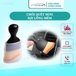 Chổi đầu cong sợi lông mềm dùng vệ sinh nội thất ô tô, bảng điều khiển, cửa thoát khí, làm sạch nhà ở 1