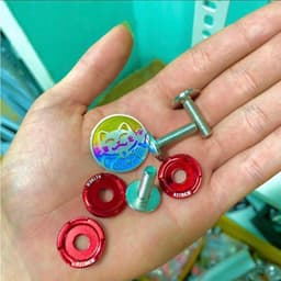 Combo mặt nạ 3 lổ kèm ốc saylaya , ốc titan kèm mèo titan gắng cho sirius 6