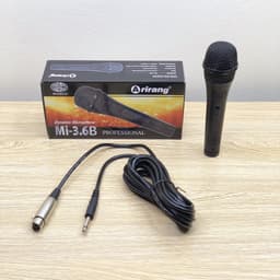 Micro có dây Airang Mi-3.6, Mi-3.6B,  Mi-3.6C và micro karaoke có dây J-B-L PMX200 1