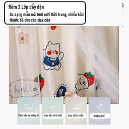 Rèm cửa dán tường không cần khoan đục nhiều họa tiết PM DECOR, rèm cản nắng, cản gió,cản tia UV 5