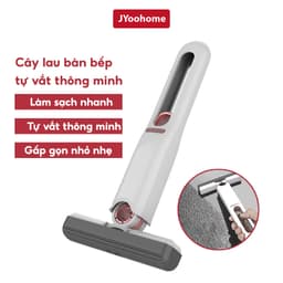 Cây Lau Đa Năng Tự Vắt Thông Minh JYoohome Chổi Lau Bàn Bếp Mini Lau Phòng Tắm Kính Xe Hơi Bóp Tay 1
