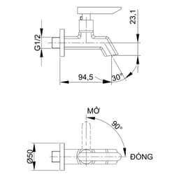 Vòi Hồ Luxta L4114T3 Thiết Kế Hiện Đại, Sang Trọng - Phụ Kiện Phòng Tắm AP Home 2