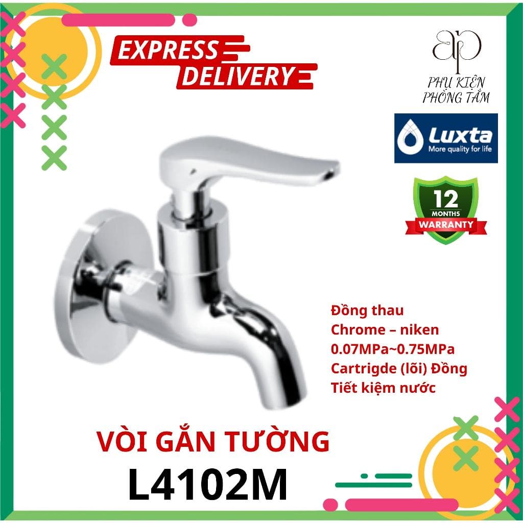 Vòi Hồ, Vòi Lấy Nước Luxta L4102M  Thiết Kế Hiện Đại, Sang Trọng - Phụ Kiện Phòng Tắm AP Home