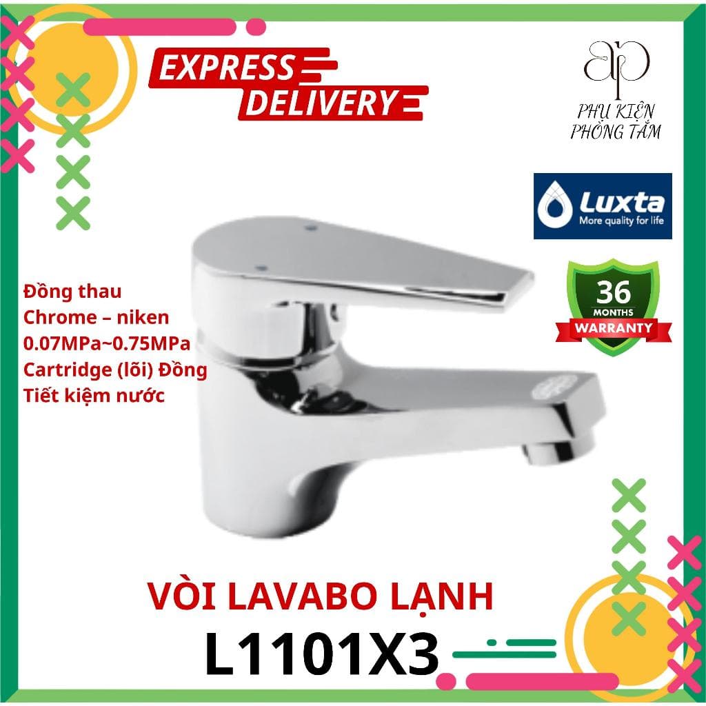 Vòi lavabo lạnh sang trọng Luxta L1101X3 - Phụ Kiện Phòng Tắm AP Home
