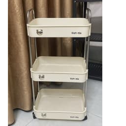 Kệ để đựng đồ đa năng (loại 1 ) Kệ bếp 3 - 4 tầng có bánh xe LCNL2 3