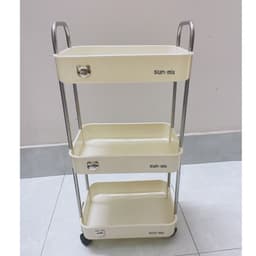 Kệ để đựng đồ đa năng (loại 1 ) Kệ bếp 3 - 4 tầng có bánh xe LCNL2 4