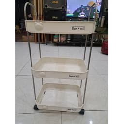 Kệ để đựng đồ đa năng (loại 1 ) Kệ bếp 3 - 4 tầng có bánh xe LCNL2 6