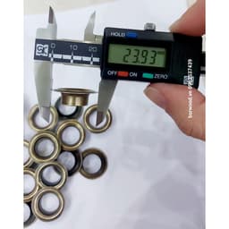 Khoen bạt khoen ore 14mm Khuy mắt cáo đóng bạt 14ly Bằng sắt Màu Đồng Bịch 100 khoen + 100 Long đền 5