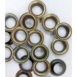 Khoen bạt khoen ore 14mm Khuy mắt cáo đóng bạt 14ly Bằng sắt Màu Đồng Bịch 100 khoen + 100 Long đền 4
