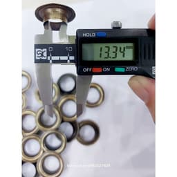Khoen bạt khoen ore 14mm Khuy mắt cáo đóng bạt 14ly Bằng sắt Màu Đồng Bịch 100 khoen + 100 Long đền 7