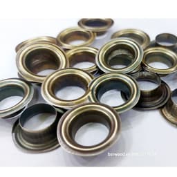 Khoen bạt khoen ore 14mm Khuy mắt cáo đóng bạt 14ly Bằng sắt Màu Đồng Bịch 100 khoen + 100 Long đền 2