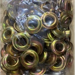 Khoen bạt khoen ore 16mm Chân cao 10mm Khuy mắt cáo đóng bạt xe tải Bằng sắt xi màu Khoen có long đền 2