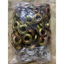 Khoen bạt khoen ore 16mm Chân cao 10mm Khuy mắt cáo đóng bạt xe tải Bằng sắt xi màu Khoen có long đền 1