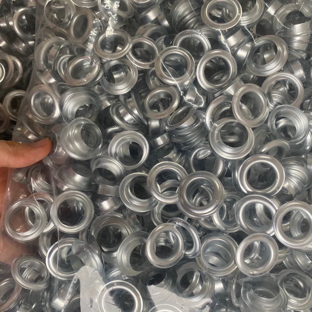 Khoen bạt khoen ore 10mm Chân cao 6mm Khuy mắt cáo đóng bạt 10ly Bằng Nhôm Khoen có long đền