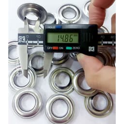Khoen ore 15mm Chân cao 8mm Khuy mắt cáo Chuyên đóng bạt Loại Xịn Chống gỉ sét môi trường mặn Bằng Inox 201 Chưa xi 6