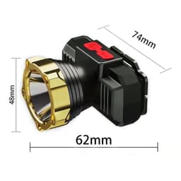 Đèn Pin Đội Đầu Siêu Sáng Kèm Sạc Chống Nước, Đèn LED Chiếu Xa Siêu Sáng- Dây Đeo Dung Lượng Cao 3