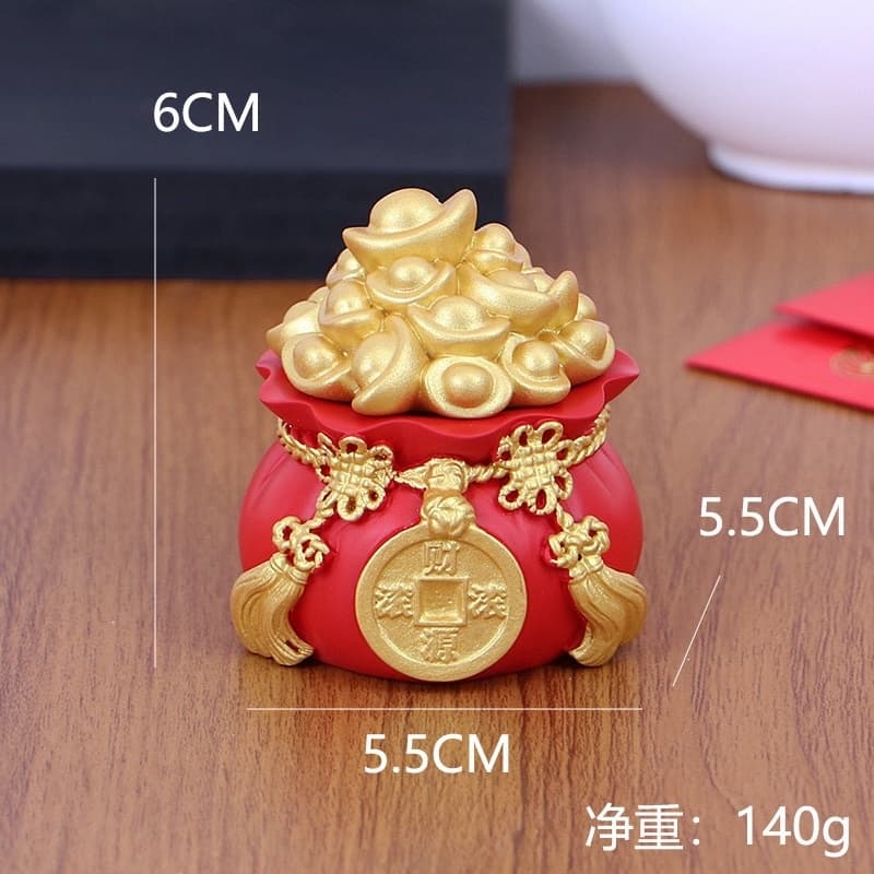 Hũ Đựng Gạo Muối Tài Lộc. LMS