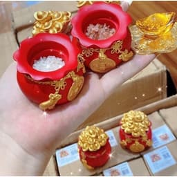 Hũ Đựng Gạo Muối Tài Lộc. LMS 6