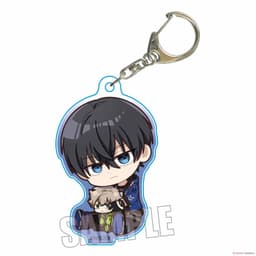 (mua 1 tặng 1) Móc khóa TOKYO ALIENS ver NGỒI ÔM ĐỒ in hình anime chibi mica acrylic dễ thương quà tặng xinh xắn 7