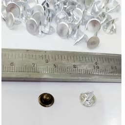 Nút đinh tán cố định túi trước quần jean (rivets for jeans pocket) Hàng không gỉ sét Bịch 100 nút + 100 đinh 9