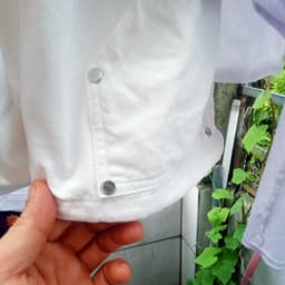 Nút đinh tán Size 7-8-9mm Mặt trơn Màu bạc Hàng không gỉ sét Nút trang trí quần áo, túi xách, gia cố túi quần jean. 7