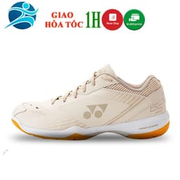 Giày cầu lông Yonex 65z3 màu be chơi cả sân bê tông, đế siêu êm 1