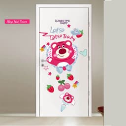 Decal trang trí cửa phòng họa tiết doraemon và hello kitty dễ thương, sẵn keo, chống nước, dán cửa, dán tường- DÁN CƯA 6