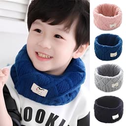 KHĂN LEN ỐNG CỔ LỌ CHO BÉ - Khăn ống hàn quốc quàng cổ cho bé trai, bé gái 7