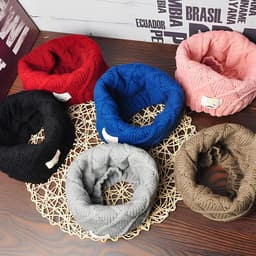 KHĂN LEN ỐNG CỔ LỌ CHO BÉ - Khăn ống hàn quốc quàng cổ cho bé trai, bé gái 8
