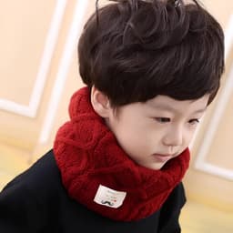 KHĂN LEN ỐNG CỔ LỌ CHO BÉ - Khăn ống hàn quốc quàng cổ cho bé trai, bé gái 3
