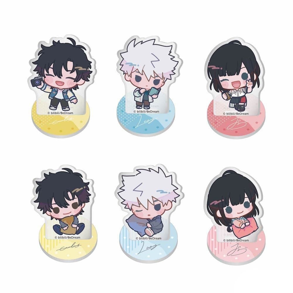 (mua 1 tặng 1) (3CM) MÔ HÌNH Standee LINK CLICK NGƯỜI ĐẠI DIỆN THỜI GIAN ver CẦM ĐỒ game tượng acrylic mica chibi