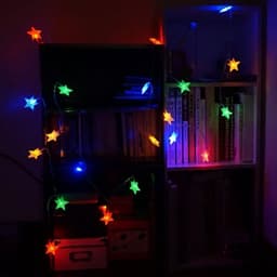 Dây Đèn Led Ngôi Sao Nhỏ 4M Chớp Đủ Màu. 4m 16 ngôi sao trang trí noel, giáng sinh 8