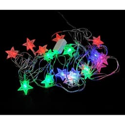 Dây Đèn Led Ngôi Sao Nhỏ 4M Chớp Đủ Màu. 4m 16 ngôi sao trang trí noel, giáng sinh 5