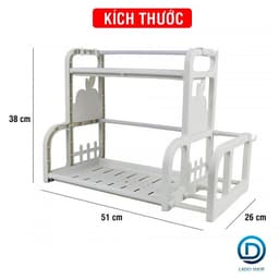 Kệ Gia Vị Nhà Bếp Chữ B Có Gác Thớt. KỆ GIA VỊ CHỮ H 2 TẦNG MỚI CÓ KHE ĐỂ THỚT. Kệ đựng gia vị nhà bếp 2 tầng chữ B 8