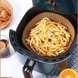 Set 50 Miếng Giấy Lót Nồi Chiên Hình Khuôn Bánh - Giảm Thiểu Tối Đa Dầu Mỡ Bám Vào Nồi Chiên không dầu 6