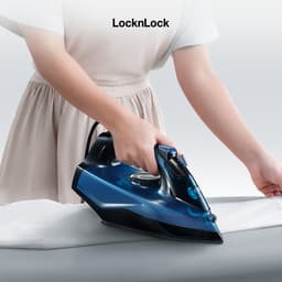 Bàn ủi hơi nước LocknLock ENI362BLU ENI334BLK Hàng chính hãng, tự làm sạch, chống nhỏ giọt- JoyMall 4