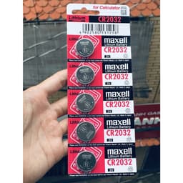 Pin Cmos 2032 Maxell. Pin CMOS Maxell CR2032 - 2032 Lithium 3v. Vỉ 5 viên Pin CMOS Maxell CR2032 8