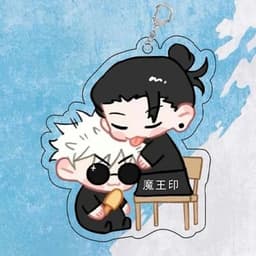 (Mua 1 tặng 1) Móc khóa JUJUTSU KAISEN ver GETO X GOJO CHIBI Chú Thuật Hồi Chiến in hình anime chibi mica acrylic 4