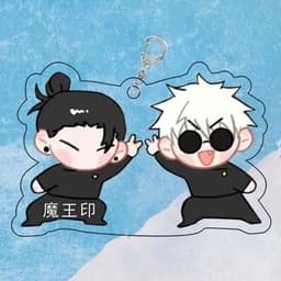 (Mua 1 tặng 1) Móc khóa JUJUTSU KAISEN ver GETO X GOJO CHIBI Chú Thuật Hồi Chiến in hình anime chibi mica acrylic 5