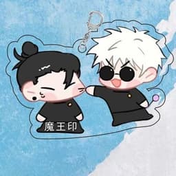 (Mua 1 tặng 1) Móc khóa JUJUTSU KAISEN ver GETO X GOJO CHIBI Chú Thuật Hồi Chiến in hình anime chibi mica acrylic 6