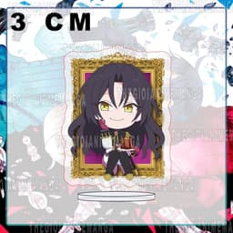 (mua 1 tặng 1) (3cm) Mô hình Standee VANITAS ver ĂN BÁNH tượng mica acrylic anime chibi trưng bày 2