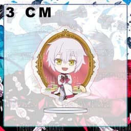 (mua 1 tặng 1) (3cm) Mô hình Standee VANITAS ver ĂN BÁNH tượng mica acrylic anime chibi trưng bày 5
