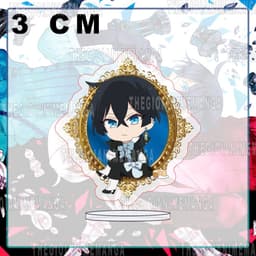 (mua 1 tặng 1) (3cm) Mô hình Standee VANITAS ver ĂN BÁNH tượng mica acrylic anime chibi trưng bày 7