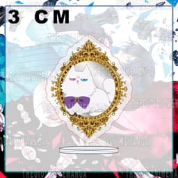 (mua 1 tặng 1) (3cm) Mô hình Standee VANITAS ver ĂN BÁNH tượng mica acrylic anime chibi trưng bày 4