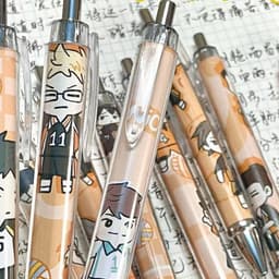 Bút HAIKYUU Vua Bóng Chuyền in hình anime chibi cây viết tiện lợi đồ dùng học tập xinh xắn 3