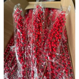 Cành đông đào 12 nhánh, trang trí tết, trang trí noel, trang trí tiệc, cắm hoa Decor Phòng 5
