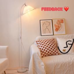 🔥(KÈM BÓNG) Đèn cây đứng phong cách hiện đại chân cao chai vải xếp ly sang trọng cổ điển trang trí decor phòng ngủ phòng 9