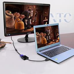 Cáp chuyển HDMI sang VGA Full HD 1080P chất lượng cao – Dùng cho máy tính, laptop, projector 4