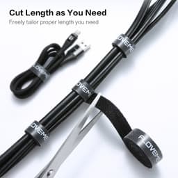 Băng dính gai Velcro đa năng – Băng nhám dính 2 mặt làm gọn dây điện, dây cáp, máy tính 5